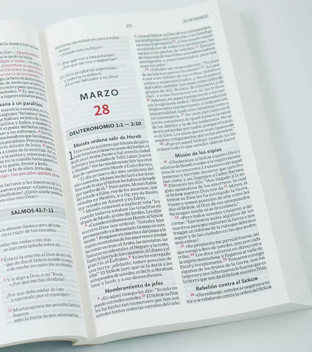 Biblia para leer en un año – NVI - Crema - Imagen 4