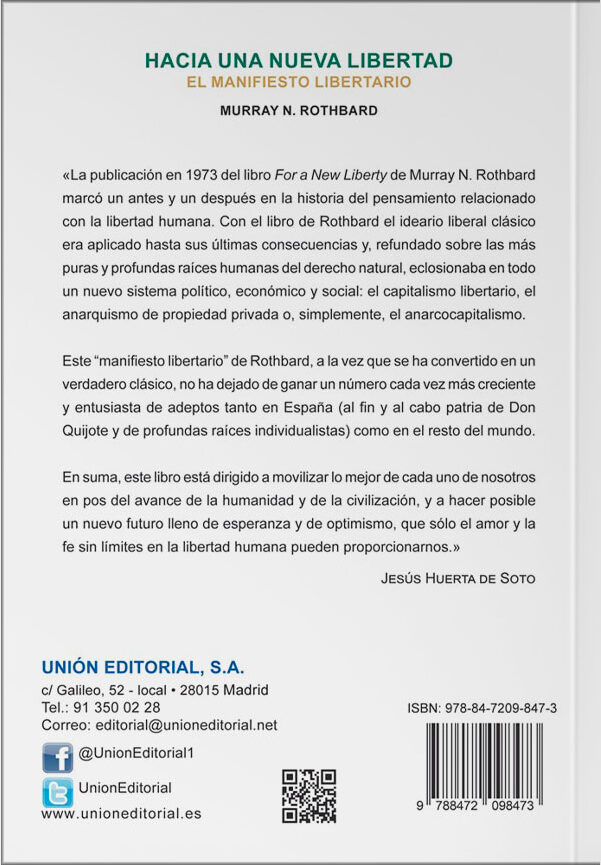 Hacia una nueva libertad: El manifiesto libertario (3ra Edición) - Imagen 3